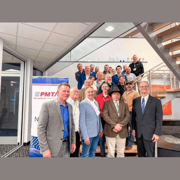 Slideshow of photos of the Senator attending the meeting with the delegation and Motor Truck Association members.