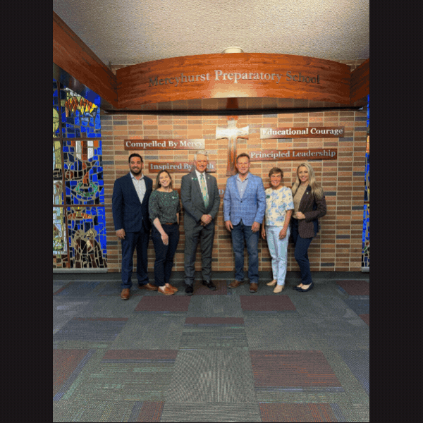 Slideshow of photos of Sen. Laughlin touring Mercyhurst Preparatory School and meeting with administrators.