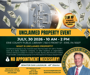Unclaimed Property Event graphic