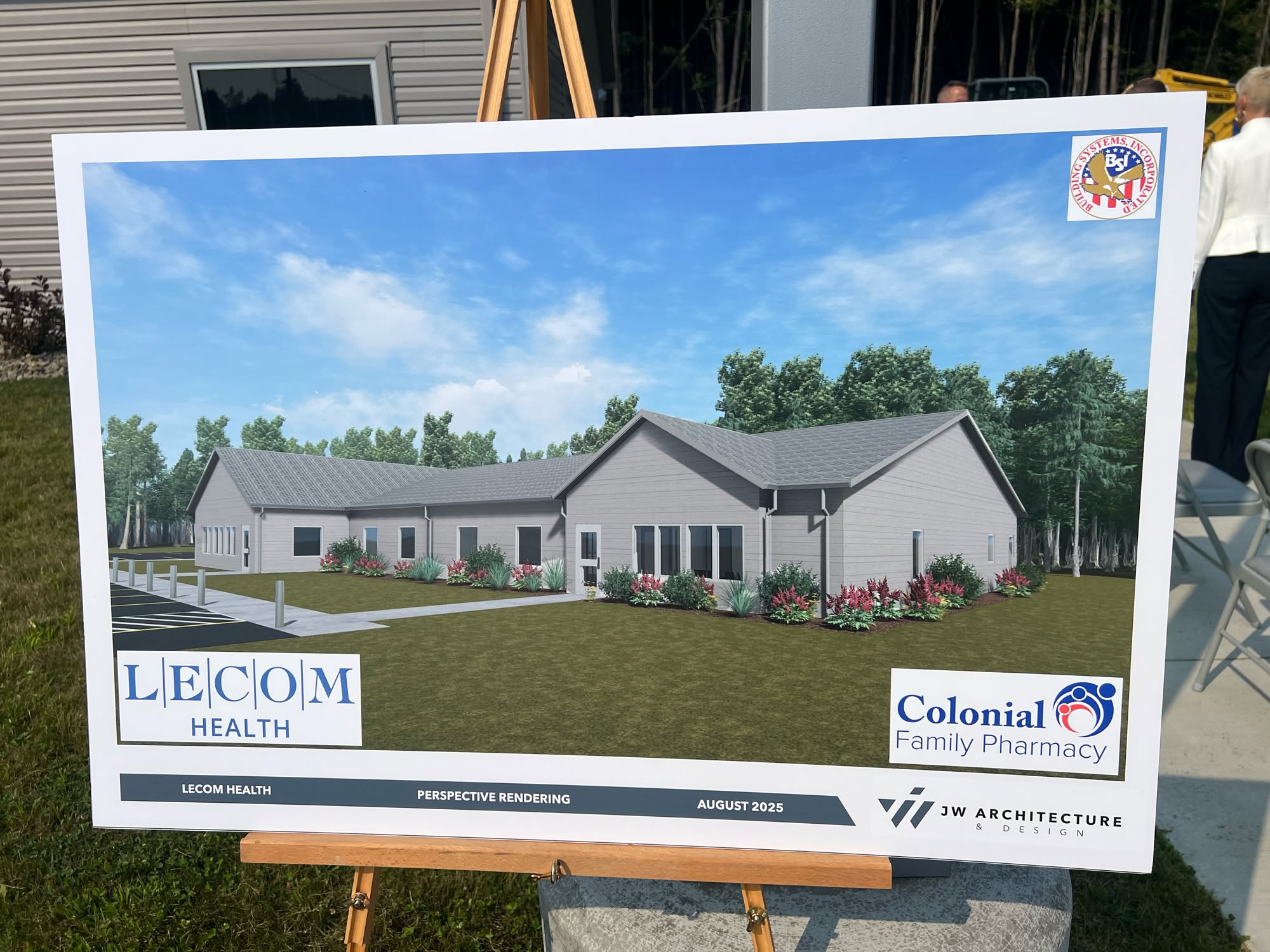 Rendering of the Colonial Pharmacy