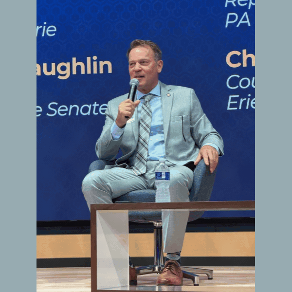Slideshow of Photos of Sen. Laughlin on the Panel