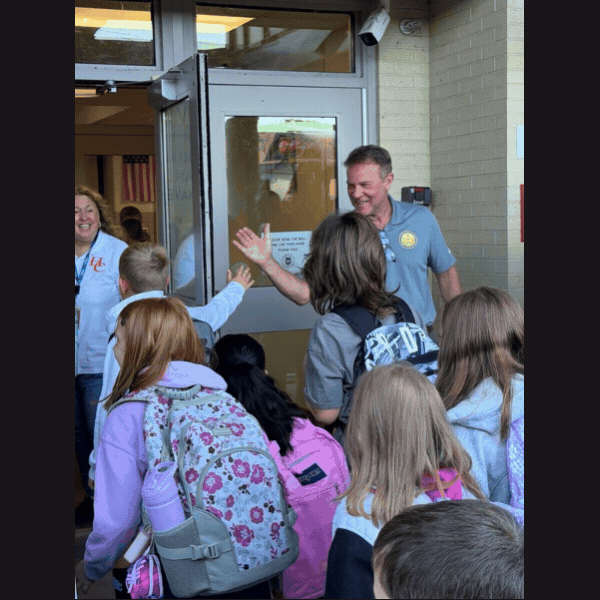 Slideshow of Sen. Laughlin welcoming school kids.