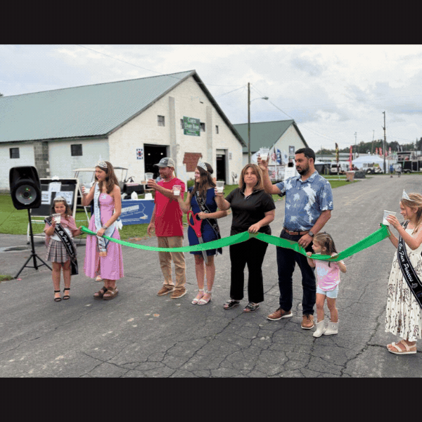 Slideshow of photos from the ribbon cutting at Erie County Fair
