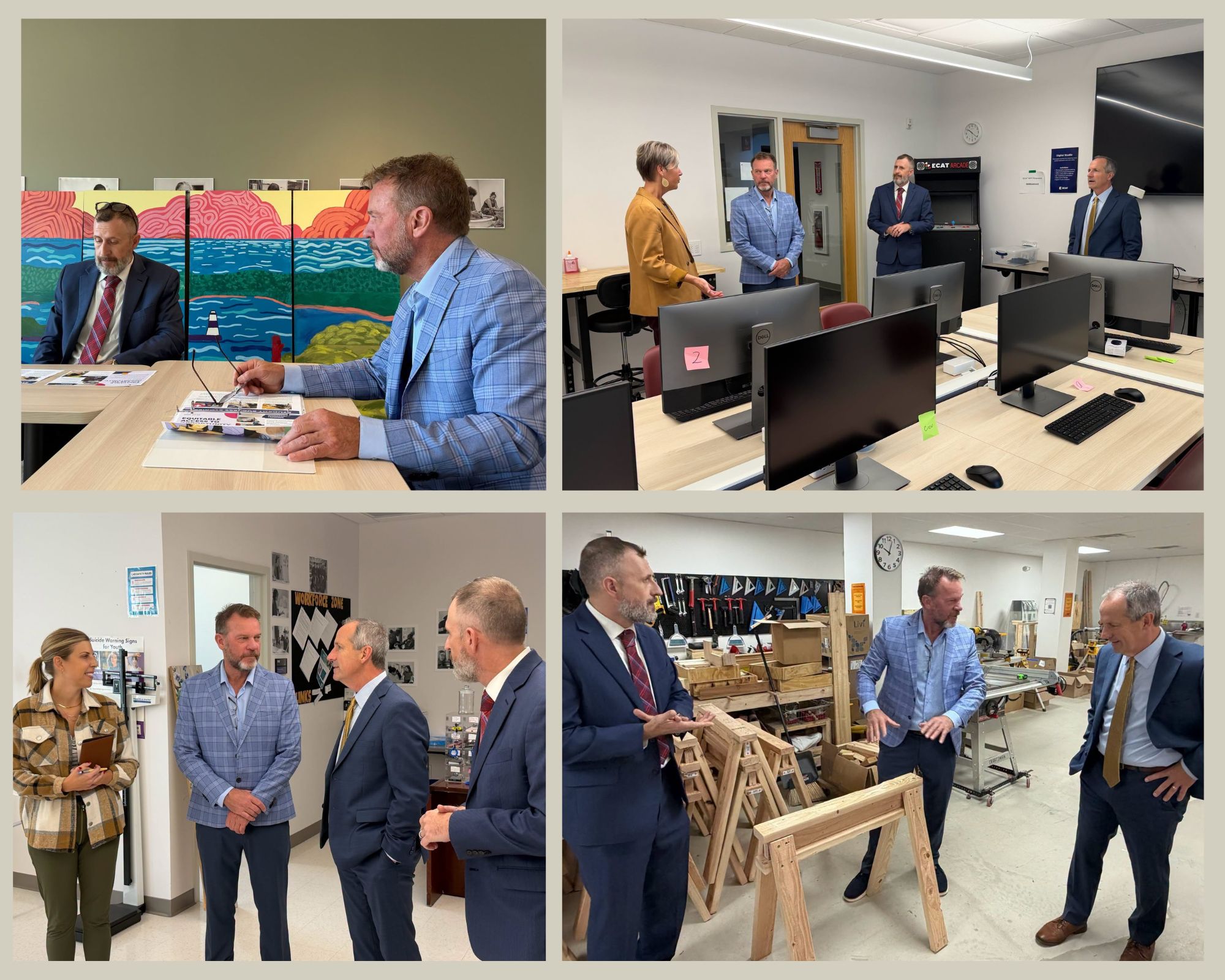 Photos from the tour of the ECAT Facility in Erie