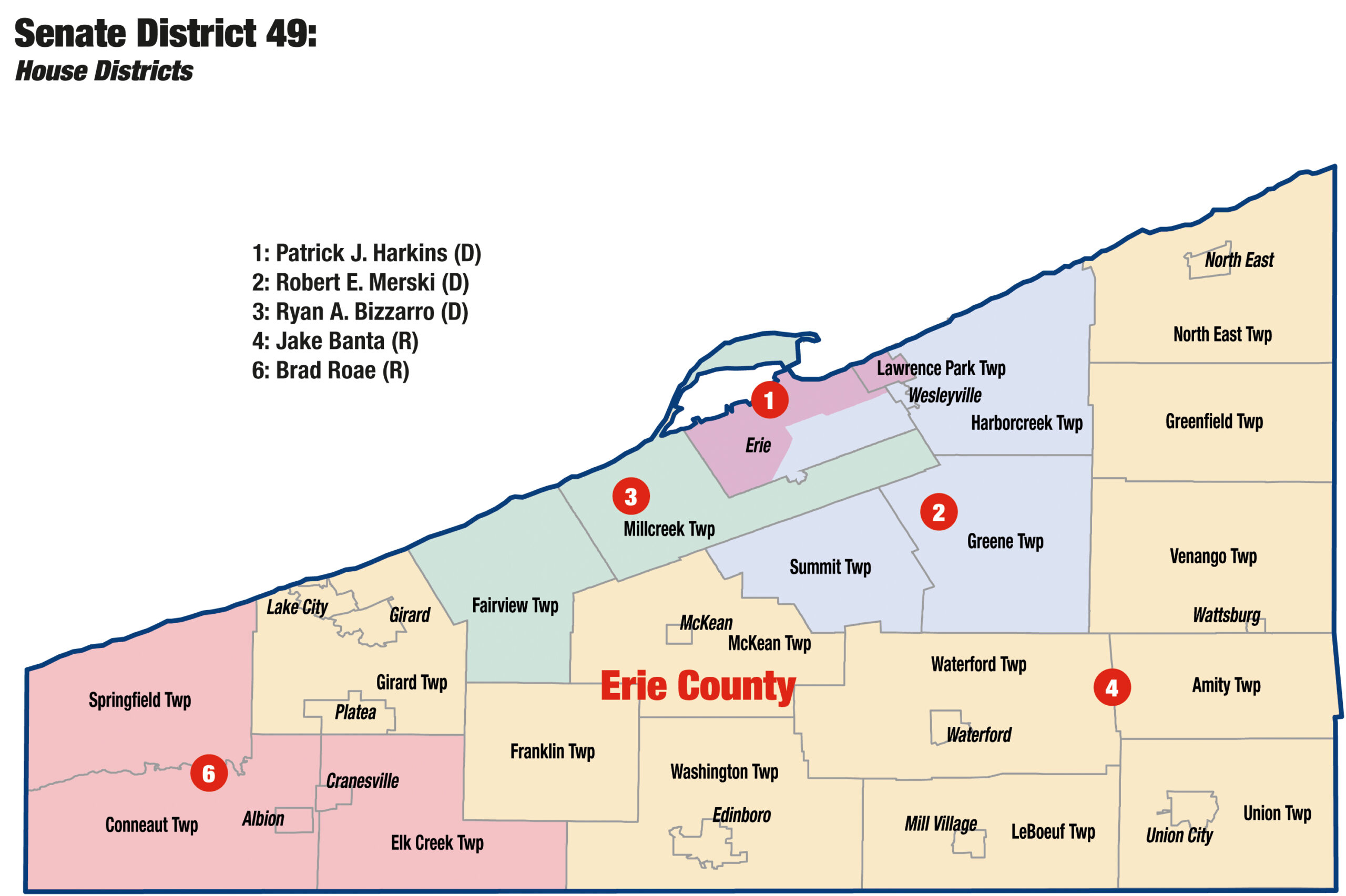 District Map Senator Laughlin